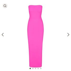 SKIMS PINK TUBE DRESS